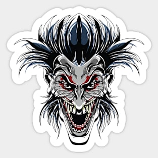 Clown scream Sticker